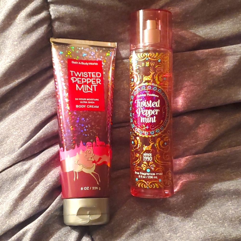 Bath and Body Works Twisted Peppermint Bundle